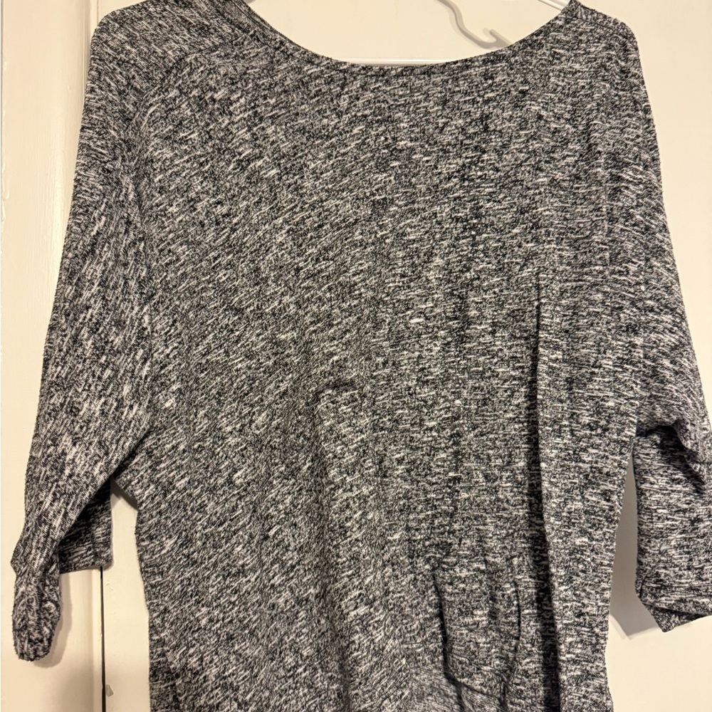 Old Navy Heather Gray Knit Top